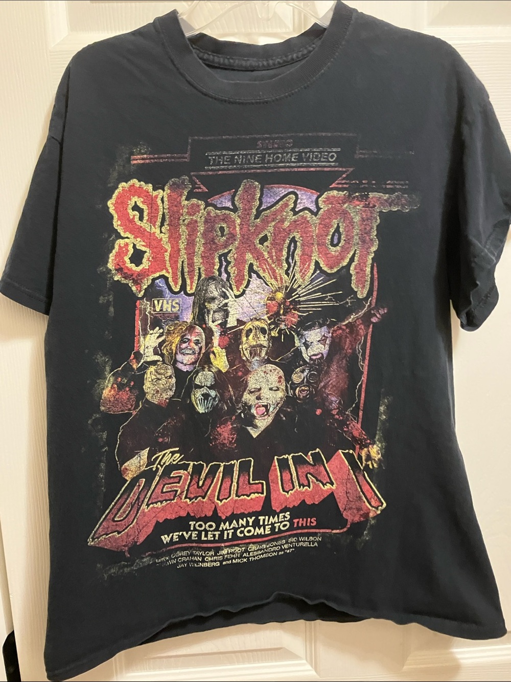 Slipknot The Devil In I Black Graphic Short Sleeve Tee
